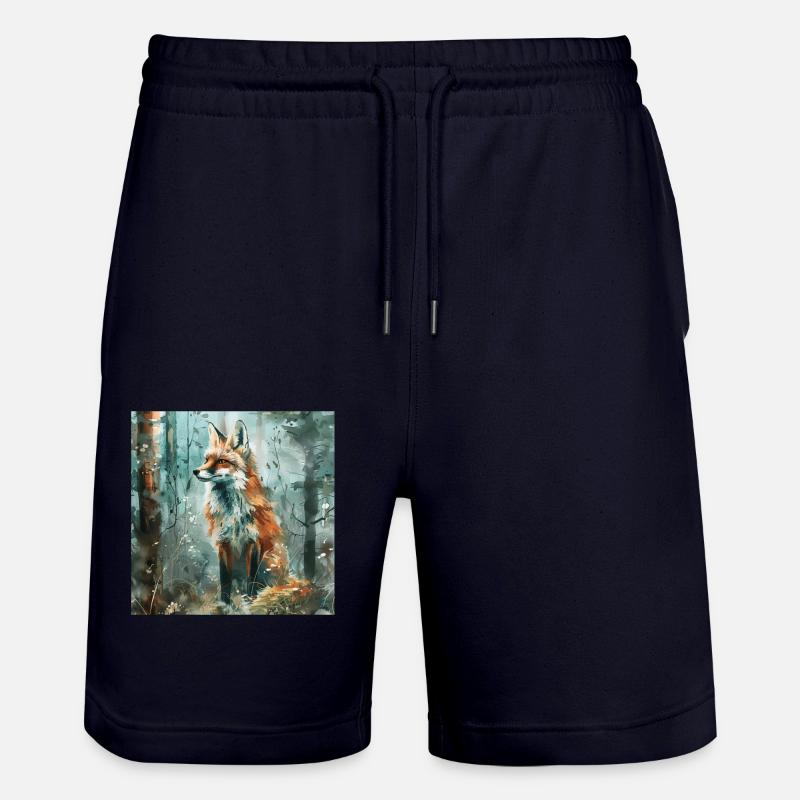 Renard - Short de jogging bio TRAINER Stanley/Stella unisexe - marine foncé