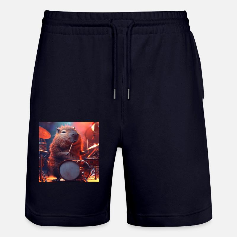 Capybara - Short de jogging bio TRAINER Stanley/Stella unisexe - marine foncé