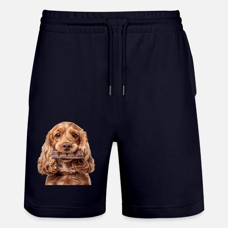 Cocker Spaniel - Short de jogging bio TRAINER Stanley/Stella unisexe - marine foncé