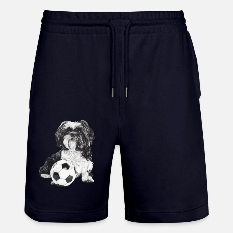 Shih Tzu - Short de jogging bio TRAINER Stanley/Stella unisexe - marine foncé
