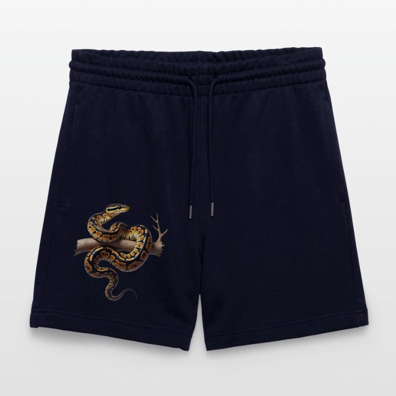 King Python Snakes Lover Terrarium Python Stanley/Stella Trainer Unisex Organic Jogging Shorts