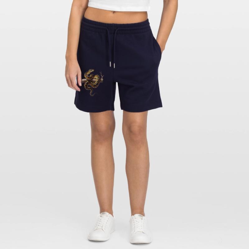 King Python Snakes Lover Terrarium Python Stanley/Stella Trainer Unisex Organic Jogging Shorts