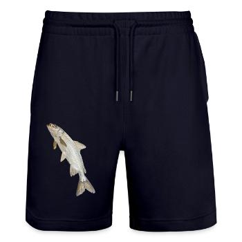 Tarpon - Stanley/Stella Unisex Bio Joggingshorts Trainer  - Dark navy - Vorne - Nik (191cm) & Marisol (170cm)