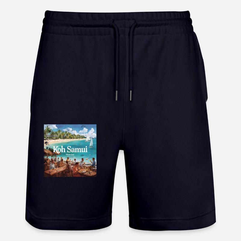 Koh Samui - Short de jogging bio TRAINER Stanley/Stella unisexe - marine foncé