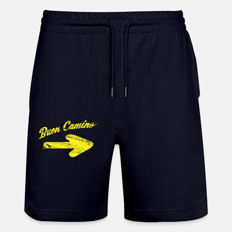 Chemin de Saint-Jacques-de-Compostelle - Short de jogging bio TRAINER Stanley/Stella unisexe - marine foncé