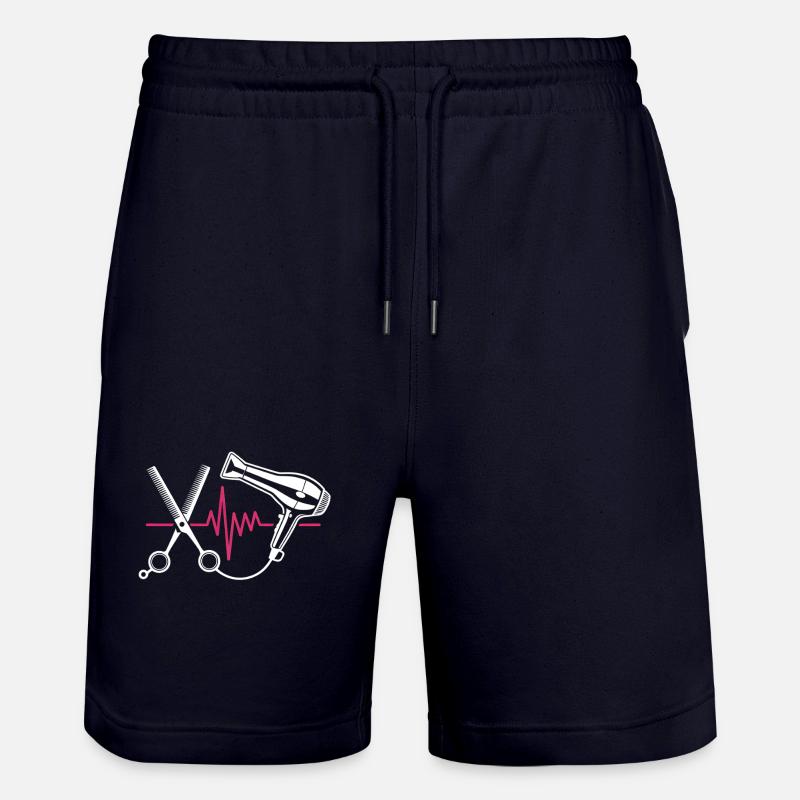 Coupe de cheveux de coiffeur - Short de jogging bio TRAINER Stanley/Stella unisexe - marine foncé