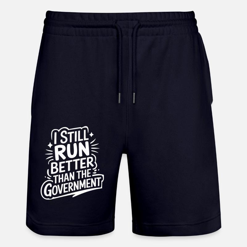 Invalidité due à l’amputation - Short de jogging bio TRAINER Stanley/Stella unisexe - marine foncé