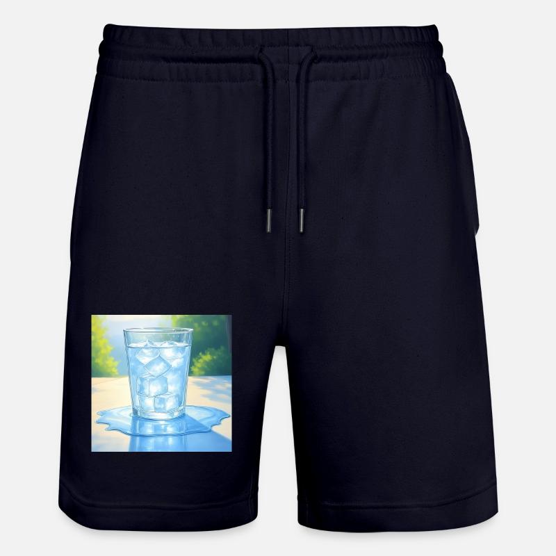 Ein Eis in der Sonne - Stanley/Stella Unisex Bio Joggingshorts Trainer  - Dark navy