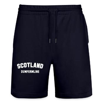 DUMFERMLINE Scotland - Stanley/Stella Unisex Bio Joggingshorts Trainer  - Dark navy - Vorne - Nik (191cm) & Marisol (170cm)