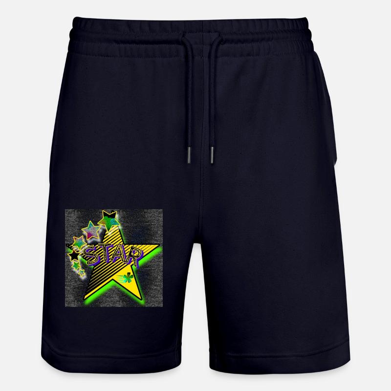 STAR - STERNCHEN - Stanley/Stella Unisex Bio Joggingshorts Trainer  - Dark navy