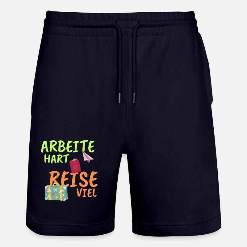 Arbeitehart - Stanley/Stella Unisex Bio Joggingshorts Trainer  - Dark navy