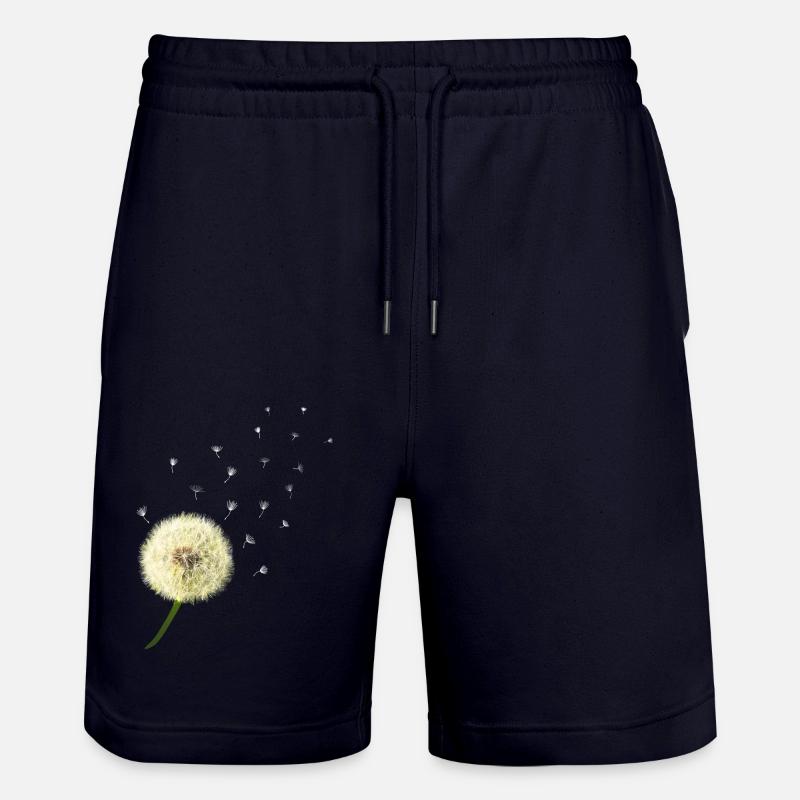 Pissenlit vous souhaite quelque chose - Short de jogging bio TRAINER Stanley/Stella unisexe - marine foncé
