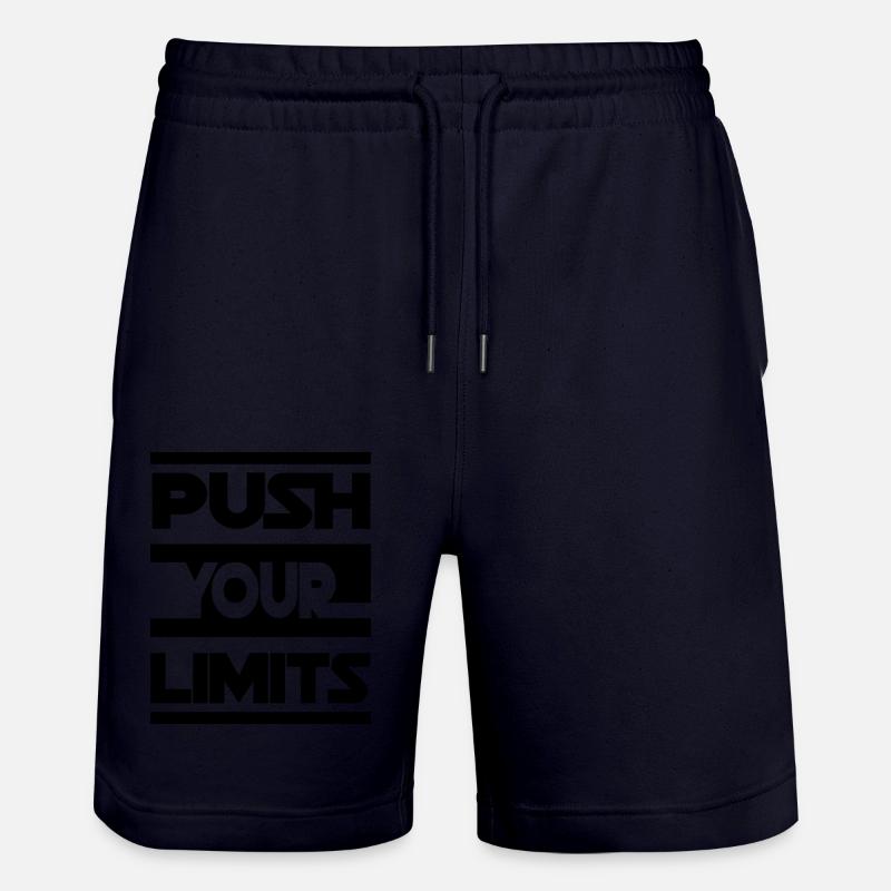 PUSH YOUR LIMITS - Short de jogging bio TRAINER Stanley/Stella unisexe - marine foncé