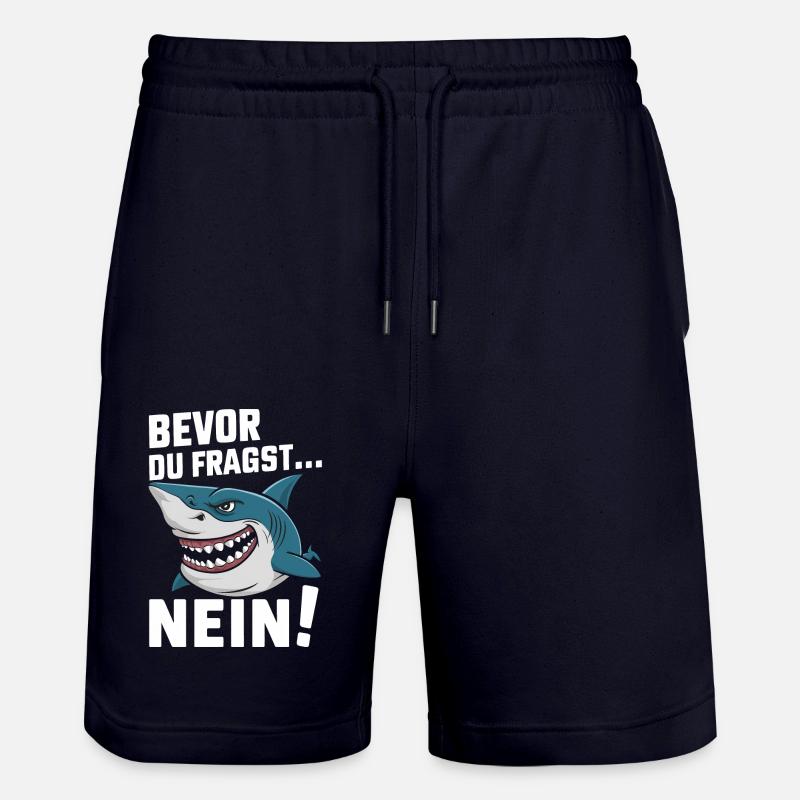 Requin Requin Requins Requin - Short de jogging bio TRAINER Stanley/Stella unisexe - marine foncé