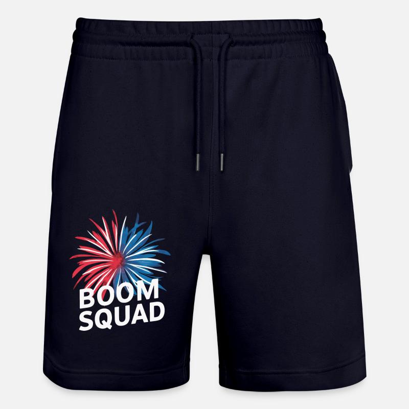 Pyrotechnie Feux d’artifice Pyrotechnie - Short de jogging bio TRAINER Stanley/Stella unisexe - marine foncé