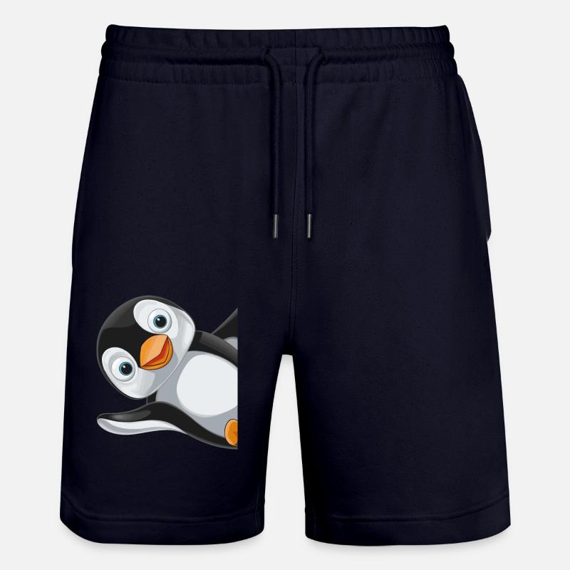 Pingouin Pingouin Animal - Short de jogging bio TRAINER Stanley/Stella unisexe - marine foncé