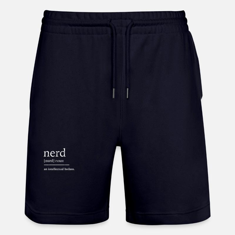 Nerd nerd - Short de jogging bio TRAINER Stanley/Stella unisexe - marine foncé