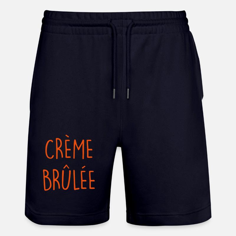 PUDDING À LA CRÈME BRÛLÉE - Short de jogging bio TRAINER Stanley/Stella unisexe - marine foncé