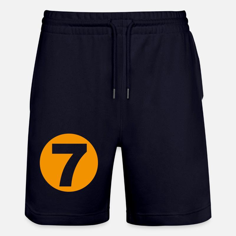 7 Boule de billard - Short de jogging bio TRAINER Stanley/Stella unisexe - marine foncé