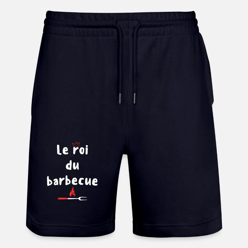 Le roi du barbecue - Short de jogging bio TRAINER Stanley/Stella unisexe - marine foncé