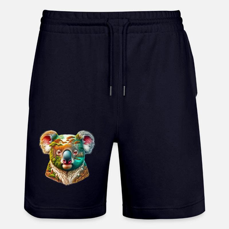 Koala - Stanley/Stella Unisex Bio Joggingshorts Trainer - Dark navy