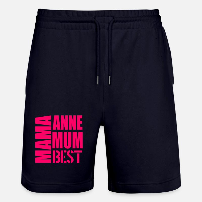 Fête des mères Multilinguisme - Short de jogging bio TRAINER Stanley/Stella unisexe - marine foncé
