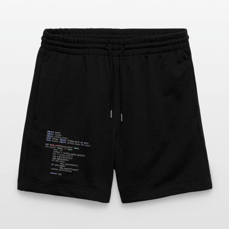 Python Make Coffee Function Stanley/Stella Trainer Unisex Organic Jogging Shorts