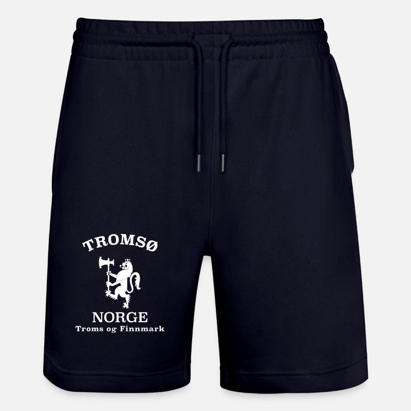 Tromsø Norge, Norvège - Short de jogging bio TRAINER Stanley/Stella unisexe - marine foncé
