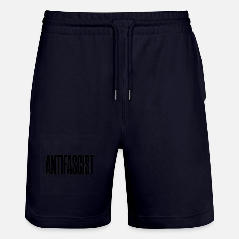Antifasciste - Antifa Tee - Short de jogging bio TRAINER Stanley/Stella unisexe - marine foncé
