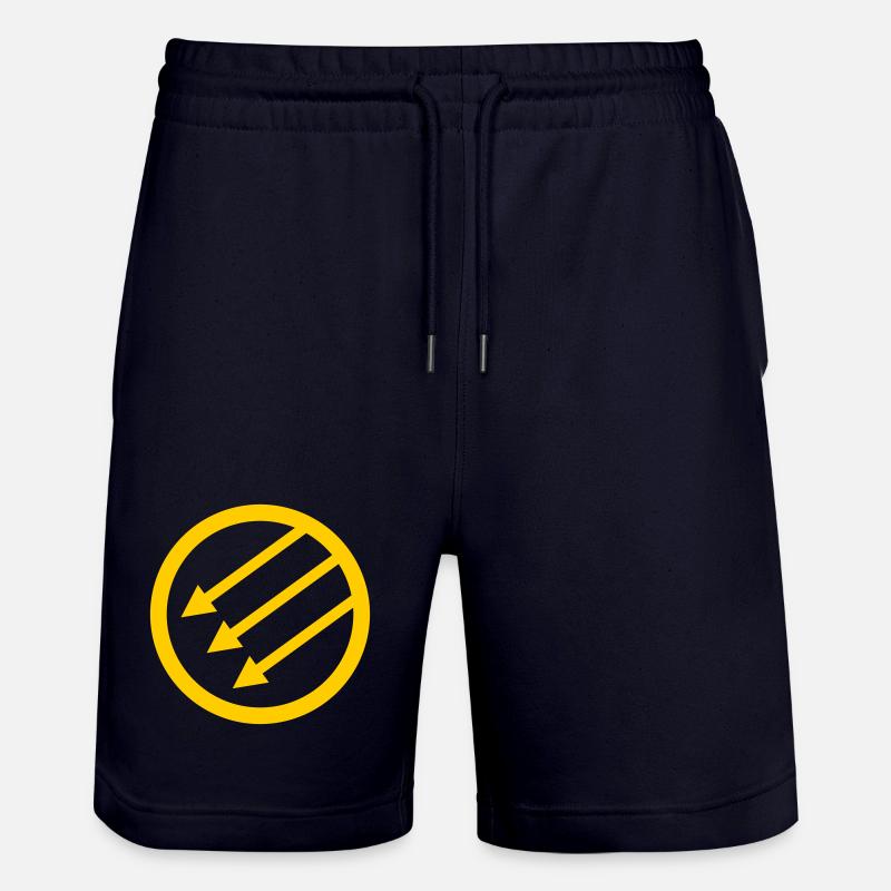 Iron Front / Eiserne Front / Järnfronten - Stanley/Stella Unisex Bio Joggingshorts Trainer  - Dark navy
