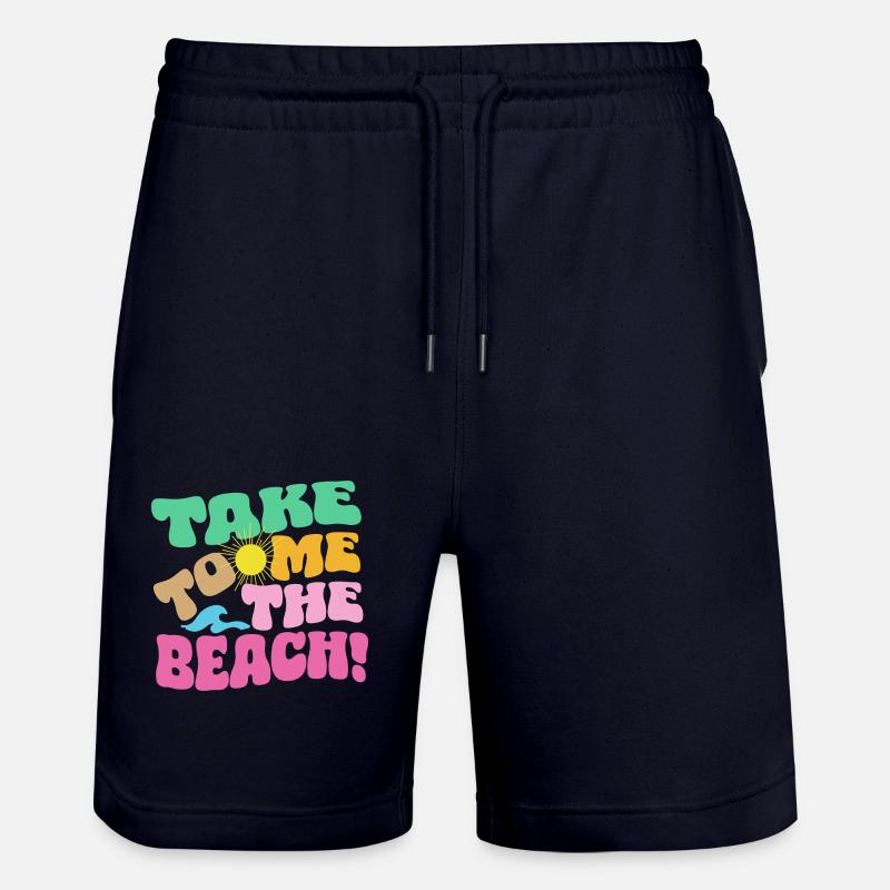 Emmenez-moi à la plage - Short de jogging bio TRAINER Stanley/Stella unisexe - marine foncé