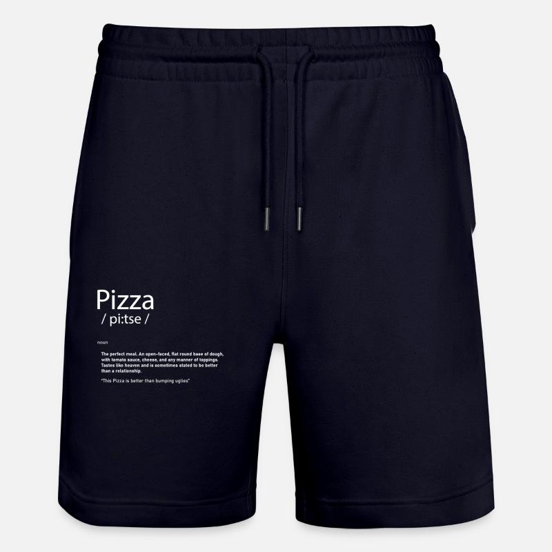 Définition de la pizza - Short de jogging bio TRAINER Stanley/Stella unisexe - marine foncé