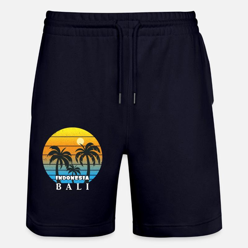 Bali - Indonésie - Short de jogging bio TRAINER Stanley/Stella unisexe - marine foncé