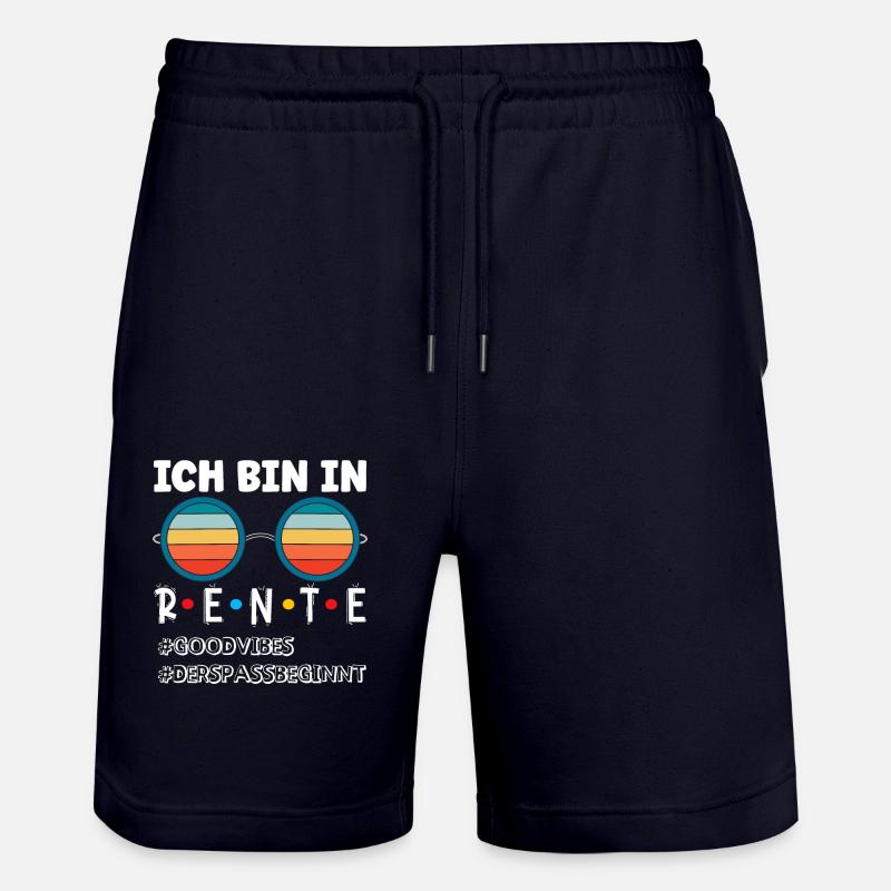 Retraite - le plaisir commence - Short de jogging bio TRAINER Stanley/Stella unisexe - marine foncé