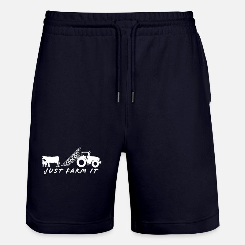 just farm it - Stanley/Stella Unisex Bio Joggingshorts Trainer  - Dark navy