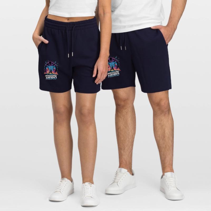 Debugging Hero – Epic Battle Against Code Monsters Stanley/Stella Trainer Unisex Organic Jogging Shorts