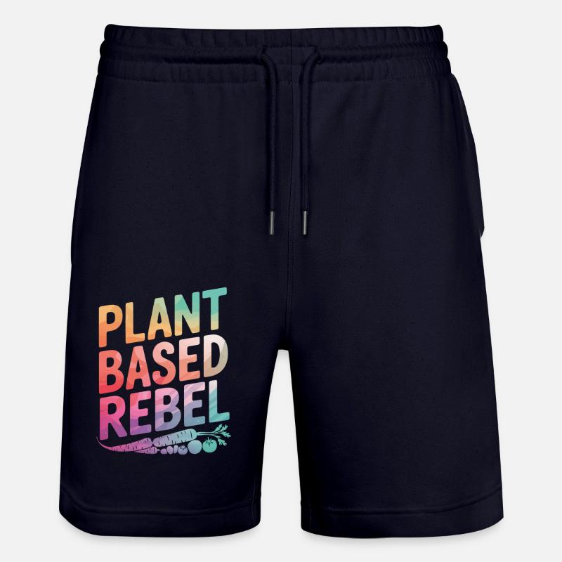 Végétarien Végétalien Végétarien Végétarien - Short de jogging bio TRAINER Stanley/Stella unisexe - marine foncé
