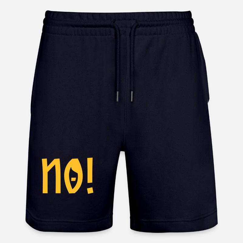 Pas de nazis - Short de jogging bio TRAINER Stanley/Stella unisexe - marine foncé