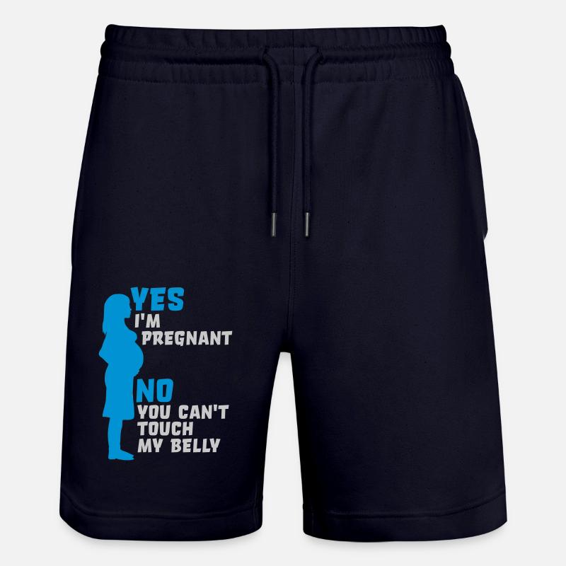 ne peut pas toucher mon - Short de jogging bio TRAINER Stanley/Stella unisexe - marine foncé