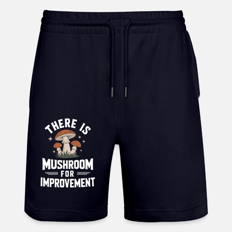 Champignons Champignons Champignon Champignon - Short de jogging bio TRAINER Stanley/Stella unisexe - marine foncé