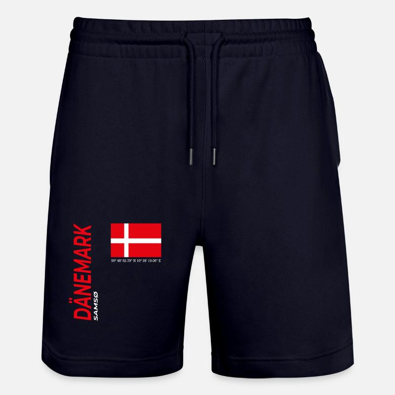 Samso - Short de jogging bio TRAINER Stanley/Stella unisexe - marine foncé