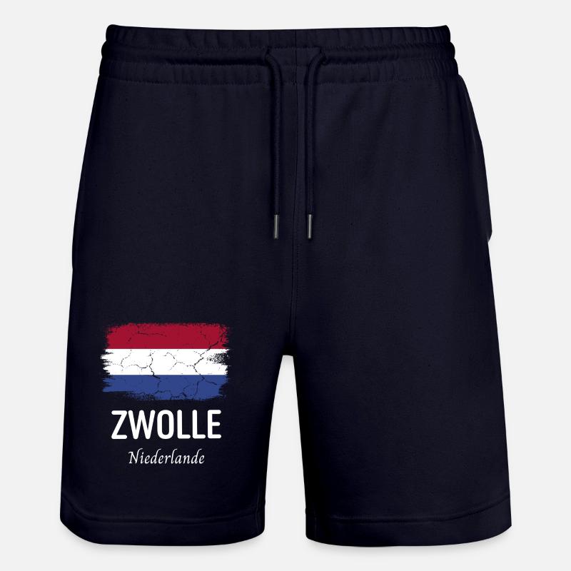Zwolle - Short de jogging bio TRAINER Stanley/Stella unisexe - marine foncé