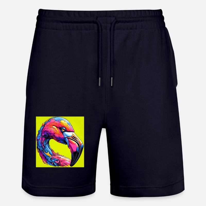 Flamant - Short de jogging bio TRAINER Stanley/Stella unisexe - marine foncé