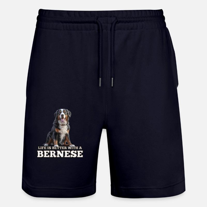 Bouvier bernois - Short de jogging bio TRAINER Stanley/Stella unisexe - marine foncé