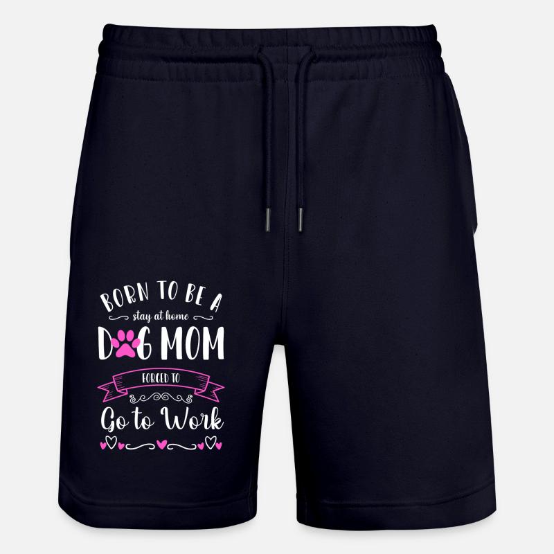 Hund Pfote Hundeschule - Stanley/Stella Unisex Bio Joggingshorts Trainer - Dark navy