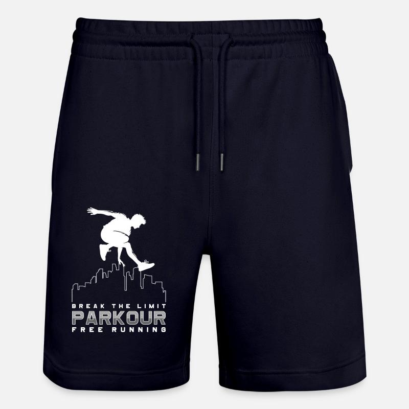 Freerunning Running Obstacle Traceur - Short de jogging bio TRAINER Stanley/Stella unisexe - marine foncé