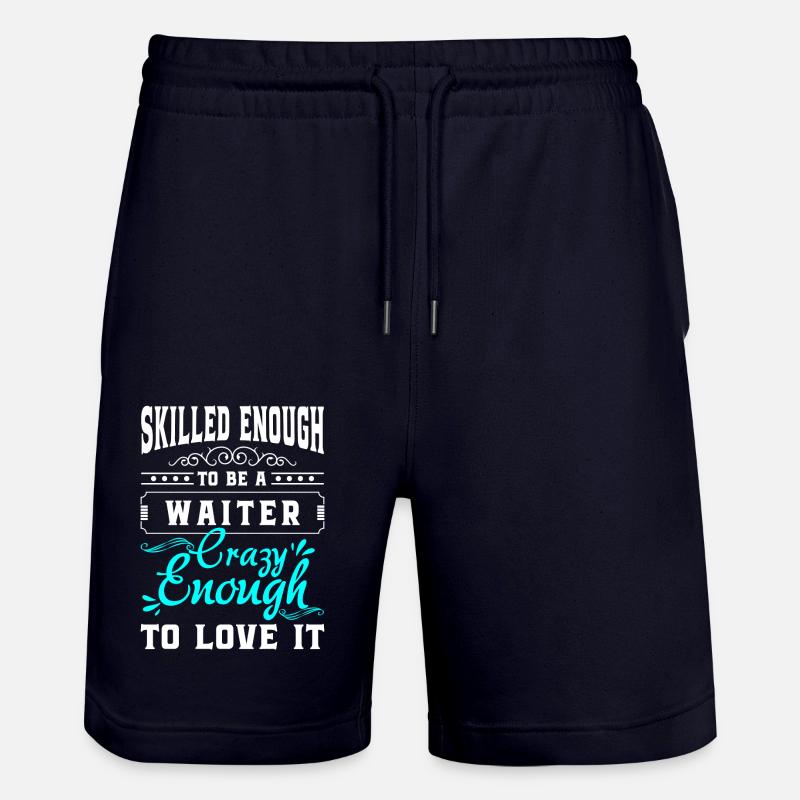Kellnerin Gast Bistro - Stanley/Stella Unisex Bio Joggingshorts Trainer - Dark navy