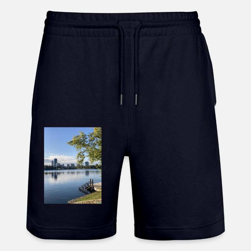 Blue Danube - Short de jogging bio TRAINER Stanley/Stella unisexe - marine foncé
