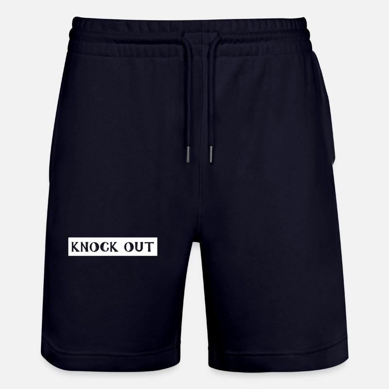 KO, KO, KO - Short de jogging bio TRAINER Stanley/Stella unisexe - marine foncé