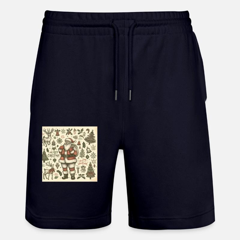 Design d’hiver - Short de jogging bio TRAINER Stanley/Stella unisexe - marine foncé